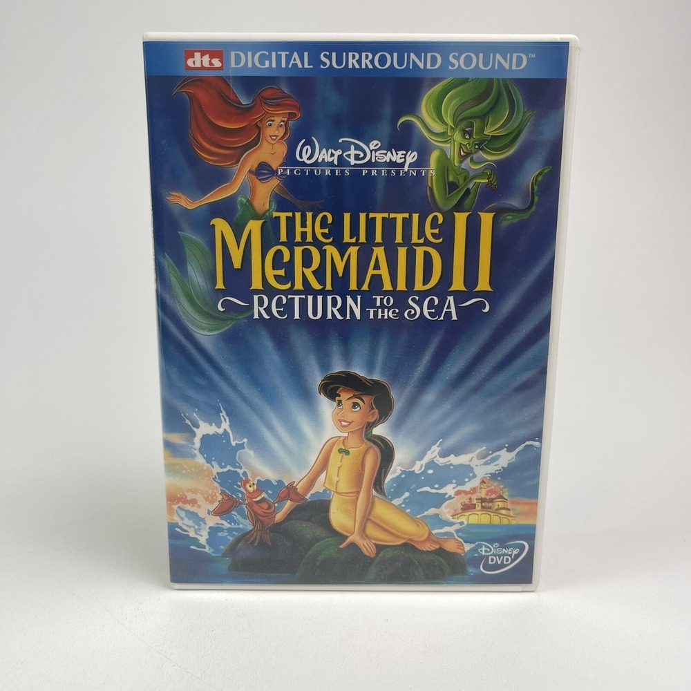 The Little Mermaid II Return to the Sea DVD 2000 DTS Digital Surround Sound